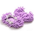 thumbnail image 1 of Cubierta de zapatos ICED Lazy person, cubierta de zapatos de mopa Chenille, cubierta de cabeza de mopa, cubierta de zapatos de limpieza multifuncional 1 pieza púrpura 24 * 12 cm, 1 of 3