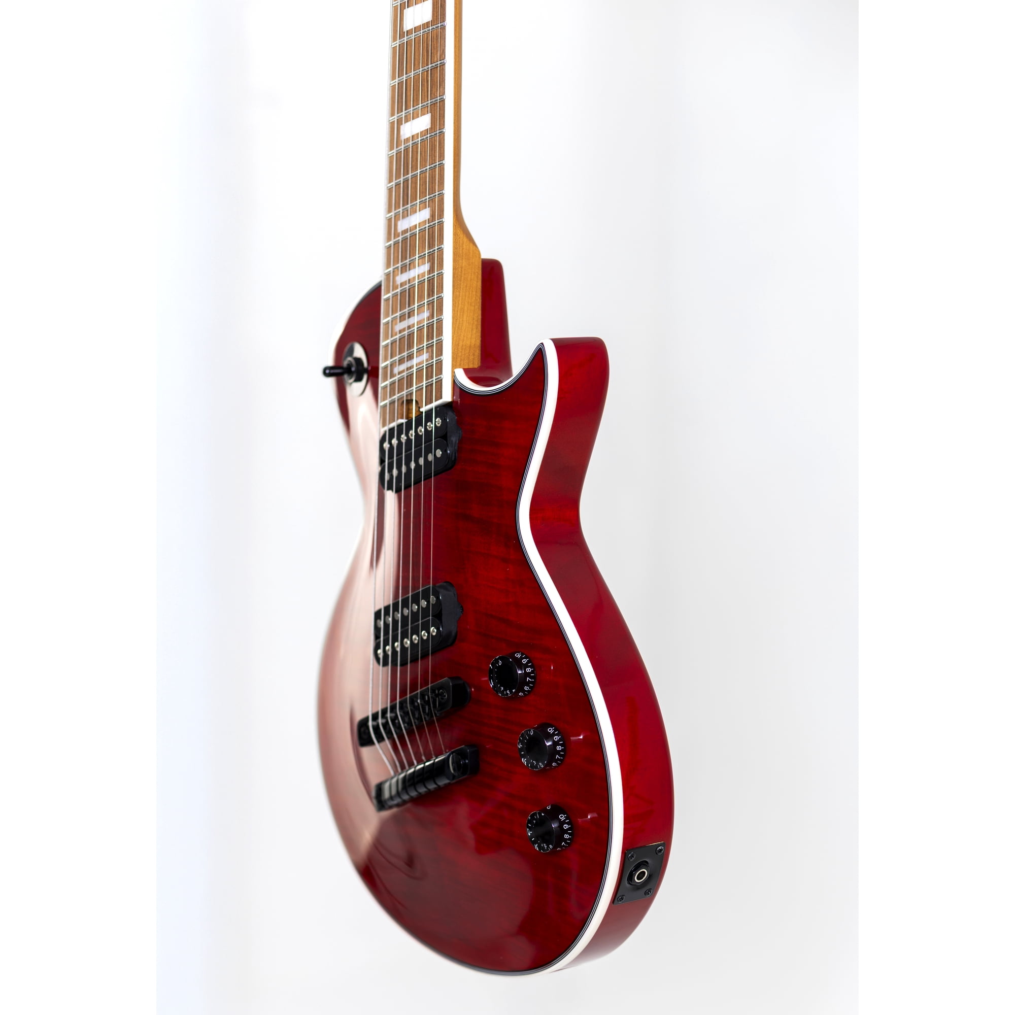 Tagima ALMACH 7 UQ TFR-DF Gloss Red Finish 7-String Electric Guitar – Okoume Body, Roasted Maple Neck, Rosewood Fretboard
