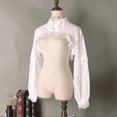 thumbnail image 4 of Cuello falso de encaje para mujer, cuello falso, cuello de camisa, cuello de encaje decorativo, cuello de suéter de otoño e invierno, 4 of 5