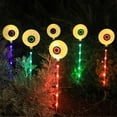 thumbnail image 6 of Set of 6 Garden Lights Halloween Decorations Outdoor, LED Battery Powered Globe Lights for Outside Yard Patio Pathway Party Halloween Decor, Halloween Eyeball Light, Halloween Lights Party Supplies, 6 of 8