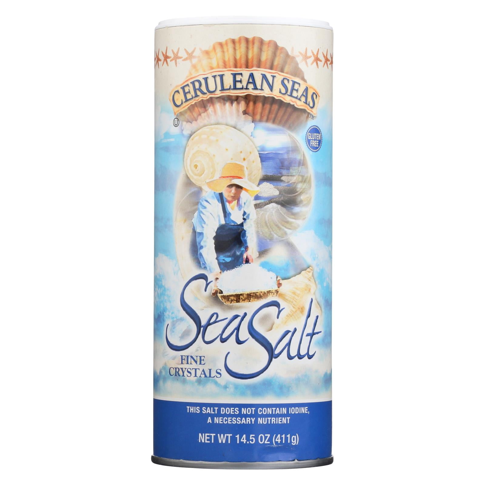 Cerulean Seas Sea Salt Fine Case Of 12 14.5 Oz