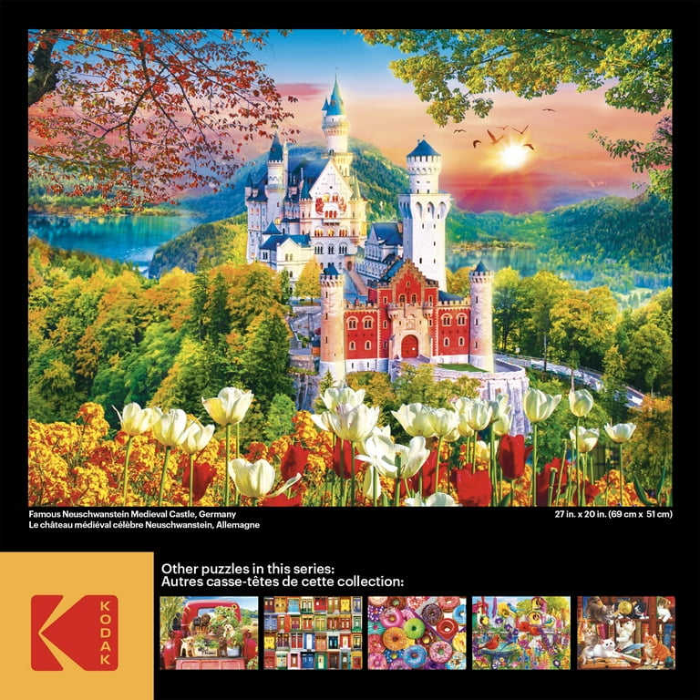 Cra-Z-Art Kodak 1000-Piece Famous Neuschwanstein Medieval Castle