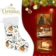 thumbnail image 5 of SKYSONIC Halloween Ghost Pumpkin Christmas Stocking 2pcs, Large Fireplace Xmas Hanging Stockings with Plush Cuff for Family Holiday Party Decorations, 17.71 x 12.20 Inch, 5 of 7