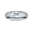 thumbnail image 2 of Bling Jewelry Mens Titanium Wedding Band Prism Cut Titanium Ring Comfort Fit, 2 of 4