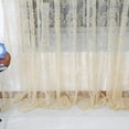 thumbnail image 4 of 2 Pack: Basic Rod Pocket Sheer Voile Window Curtain Panels, 4 of 7