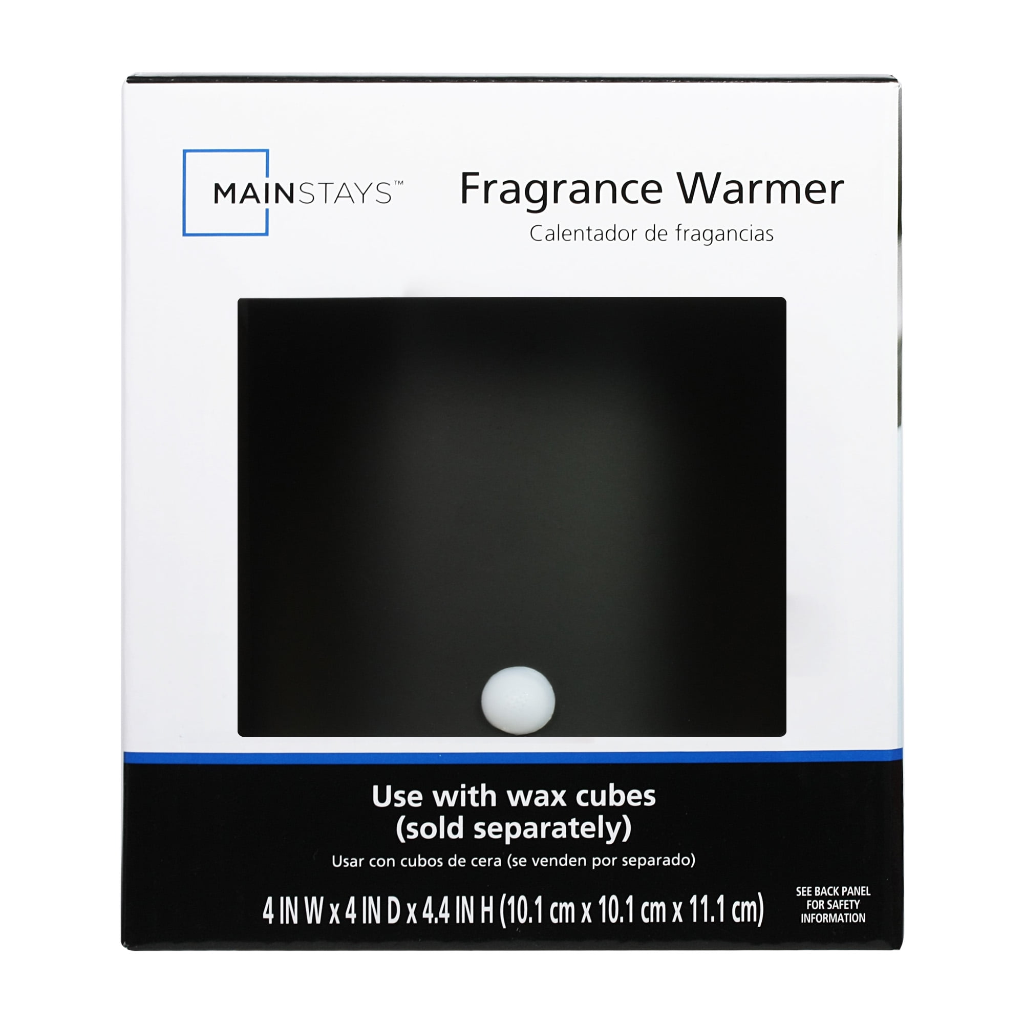 Mainstays Electric 18-Watt Ceramic Wax Melt Warmer, Black