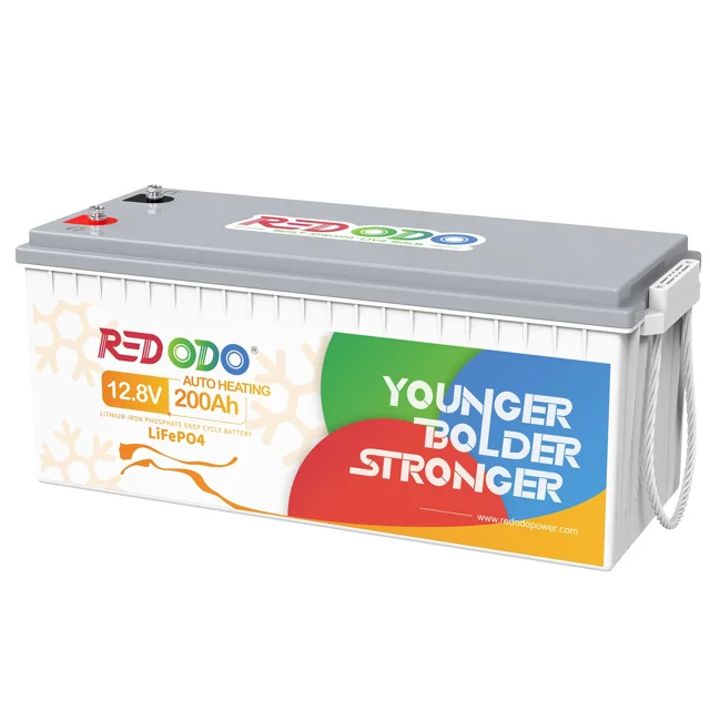 Redodo 12V 200Ah LiFePO4 Lithium Battery, Deep Cycle with Self-Heating, Upgraded 100A BMS, For RV, Boats, and Solar Home Systems