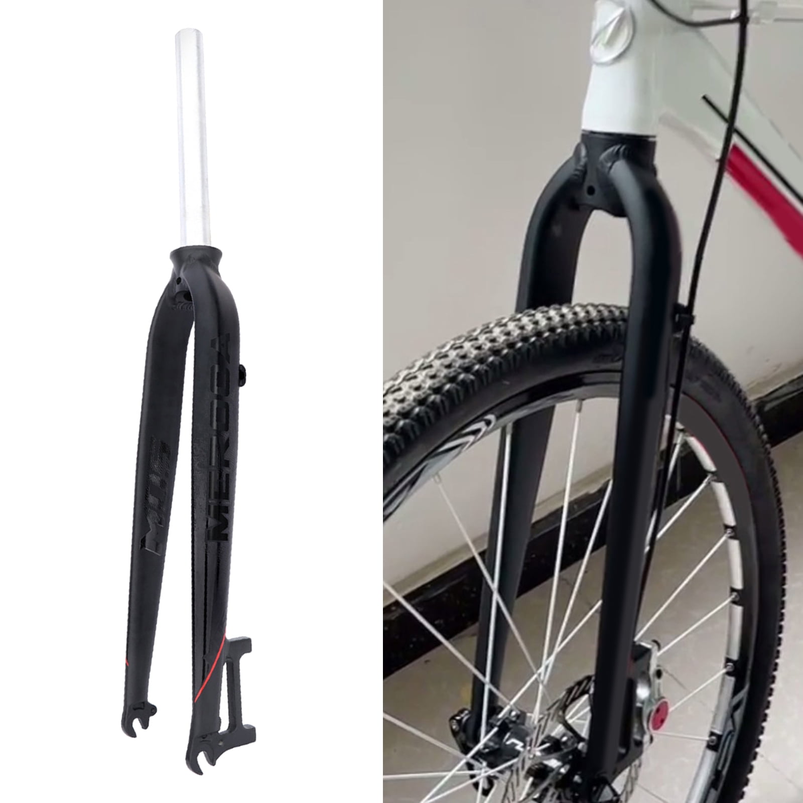 Rigid Fork 26 29 26mm Thread 8 Mountain Bike Front Fork Walmart