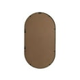 thumbnail image 4 of Elegant Decor Metal Frame Oval Mirror 20x36 Inch in Black, 4 of 12