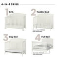 thumbnail image 3 of Child Craft Westgate Crib, Dresser, Chest & Nightstand Nursery Set, 4-in-1 Convertible,  Vintage Linen, 4-Piece, 3 of 8