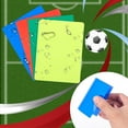 thumbnail image 4 of 1set PVC Referee Penalty Cards Referee Card Sets Soccer Referee for Sports Competition Game Football Penalty Card Mixed Color, 4 of 8