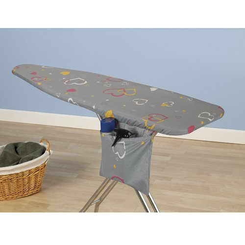 Hearts Leaves Busy Bee ZIMEL HOMES Multi Fit Elasticated Ironing Board Cover Natural 