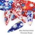 thumbnail image 4 of Pegatinas para uñas para decoración de uñas, pegatinas para uñas para mujeres, pegatinas para uñas, pegatinas para uñas, pegatinas clásicas de red roja para Navidad, copos de nieve, transferencia de u, 4 of 5