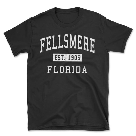 Fellsmere Florida Classic Established Men's Cotton T-Shirt