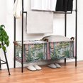 thumbnail image 3 of Yayeee Foldable Storage Basket for Shelves with Handles Waterproof Cloth Bins, Window Plants, 3 of 7
