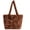 Coffee, variant on Fluffy Tote Bag with Coin Purse for Women Plush Shoulder Handbag Fuzzy Hobo Tote Bag for Work Travel Shopping