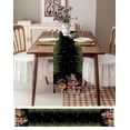 thumbnail image 3 of Mushroom Table Runner 72 Inches, Fox Botanical Leaf Green Black Butterfly Bed Runner Dresser Scarves Tabletop for Indoor Outdoor Parties/Ceremony/Banquet, 16" x 72", 3 of 8
