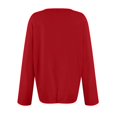 thumbnail image 5 of Basic T Shirts for Women Women's Fashion Solid Color Round Neck Long Sleeve T-shirt Casual Autumn Tops, 5 of 7