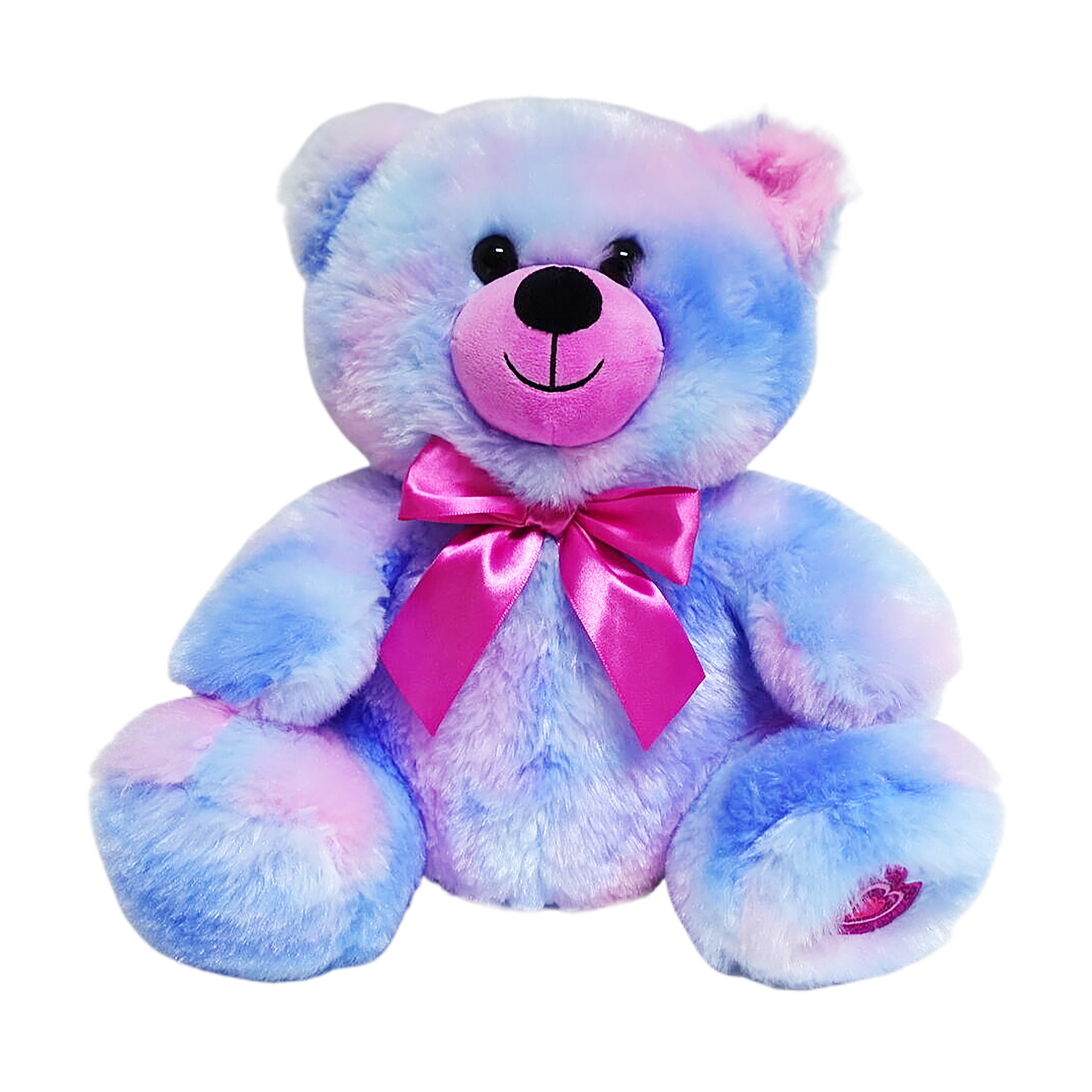 Way to Celebrate Large Plush Bear Purple