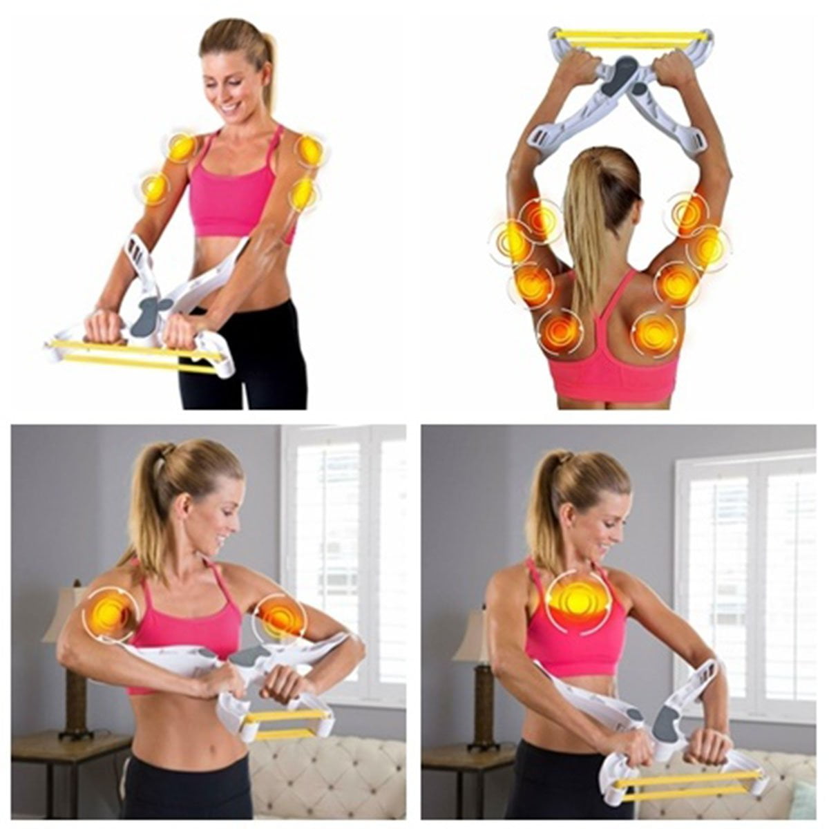 Multifunctional Workout Wonder Arms Fitness System Resistance Training Bands Walmart
