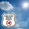 thumbnail image 6 of Please Do Not Feed The Sea Gulls (5 Pack) 12 inch X 12 inch Shield-Shaped Rust-Free Aluminum Metal Signs Weather Resistant Made in the USA, 6 of 6