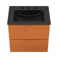 thumbnail image 4 of Modway Scenic 24" Wall-Mount Bathroom Vanity in Cherry Black, 4 of 9
