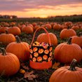 thumbnail image 5 of Sruoe Halloween Candy Storage Basket Children's Handheld Pumpkin Basket Halloween Decoration Props, 5 of 6