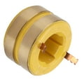 EseeAier Slip Ring Brass Conductive Collector 2 Way 22mm ID 38mm OD for
