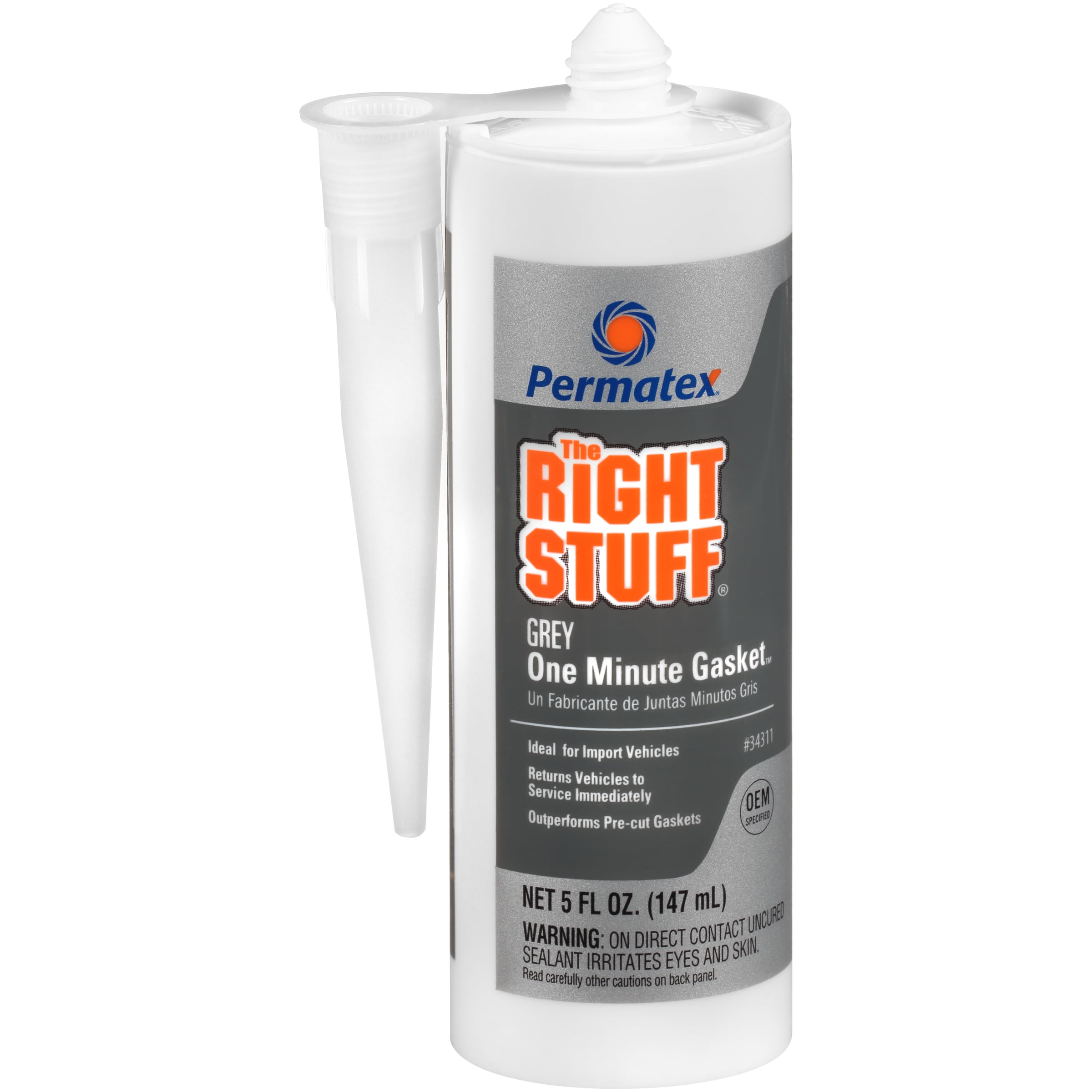 Permatex® The Right Stuff® 34311 One Minute Gasket™ Grey Sealant 5 fl