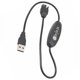 thumbnail image 5 of Cable de Ventilador de Refuerzo USB de 5 V A 12 V Cable de Ventilador USB Ajustable de 4 Cable de Ventilador de Chasis USB A 12 V con 3 Velocidades Ajustables, 5 of 5