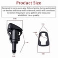 thumbnail image 2 of Windshield Washer Squirter Nozzle Spray for 4805742AB, 5116079AA, 2 of 5
