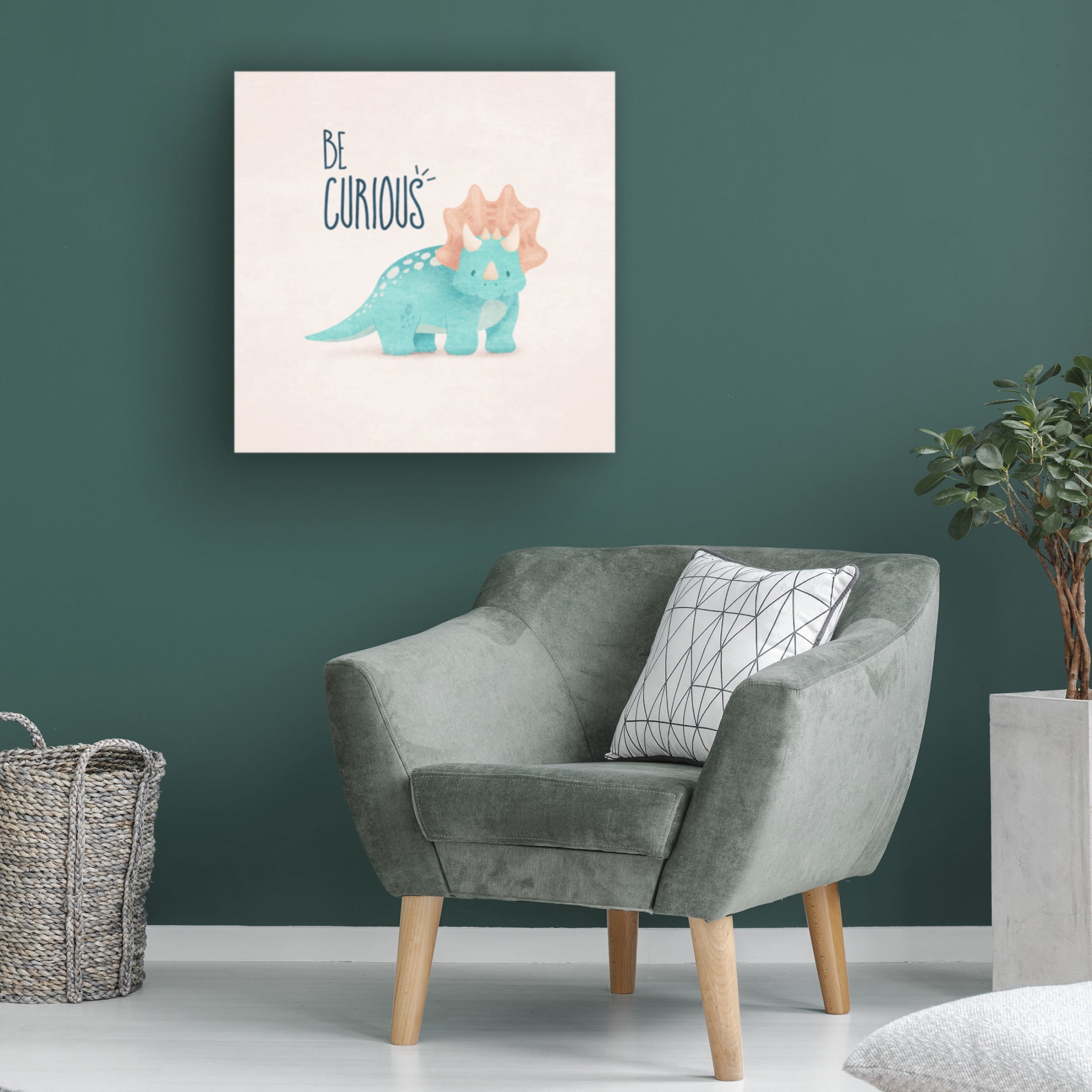 Trademark Fine Art Emel Tunaboylu  Dino Yaprak Ense Canvas Wall Art