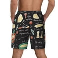 thumbnail image 4 of Goofa Vegetable Quiche Printed Men's Swim Trunks Board Shorts Quick Dry Mens Swimming Trunks with Compression Liner,Breathable Fit Hawaii Beach Shorts-XX-Large, 4 of 9