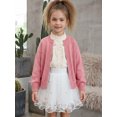 thumbnail image 5 of Afdoent Girls Cardigan Sweater Casual Open Front Knitted Sweater Basic Pullover Fall Clothes for Kids 6-8 Years, 5 of 8