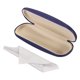 thumbnail image 1 of Funda de gafas de carcasa dura, funda de gafas para hombres y mujeres con paño para gafas, azul, 1 of 7
