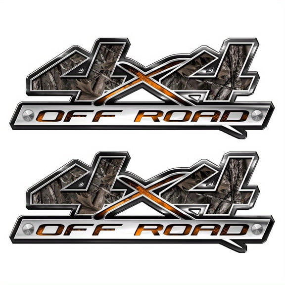 2Pcs 4x4 Off Road Truck Camouflage Camo Truck Bed Decals Stickers Laminated