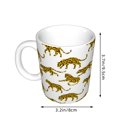 thumbnail image 2 of Disketp Leopard Print Large Coffee Mug with Handle Tea Cup Novelty Coffee Cup for Men Women Office Work, 2 of 6