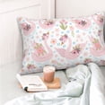thumbnail image 4 of Easygdp Swan And Flowers for Soft Pillow Case Pillow Protectors,Perfect for Sleeping (Pillow Core Not Included)-20"x30", 4 of 6