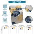 thumbnail image 6 of Yellow Grey Sunflowers Table Runner 72 Inches, Boho Vintage Floral Rustic Blossom Bed Runner Dresser Scarves Tabletop for Indoor Outdoor Parties/Ceremony/Banquet, 18" x 72", 6 of 9