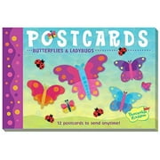 Peaceable Kingdom Butterflies and Ladybugs 12 Postcard Booklet