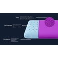 thumbnail image 2 of Almohada EBDreams Mold Gel Morada Air Sense Estandar Suave Ergonomica Bambu El Bazar Store, 2 of 5