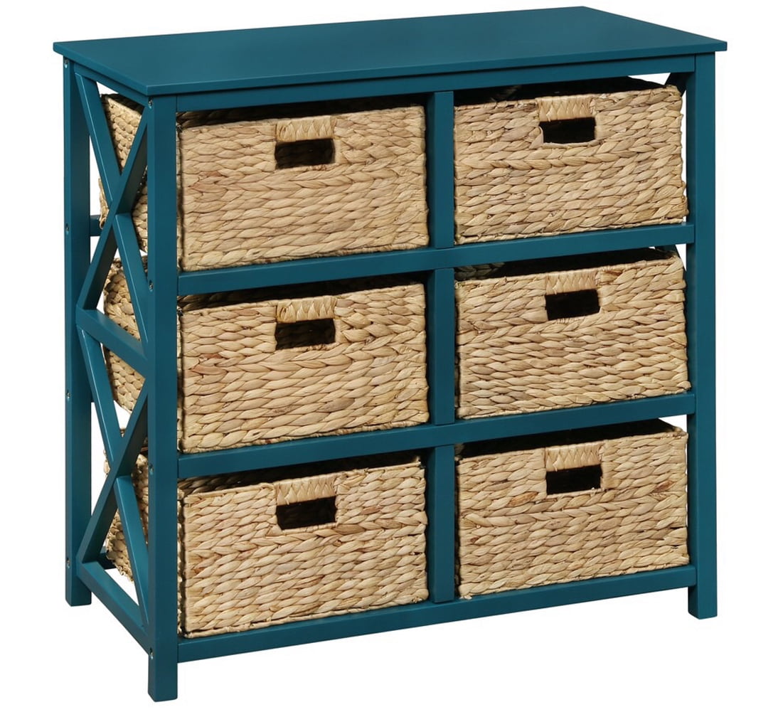 Details about   Tall Narrow Dresser Wicker Cabinet Storage Baskets Organizer Kitchen Bathroom S 