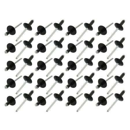 

Tasharina 40 Pcs 4.8mm x 12mm Aluminum Open End Large Flange Blind Rivets