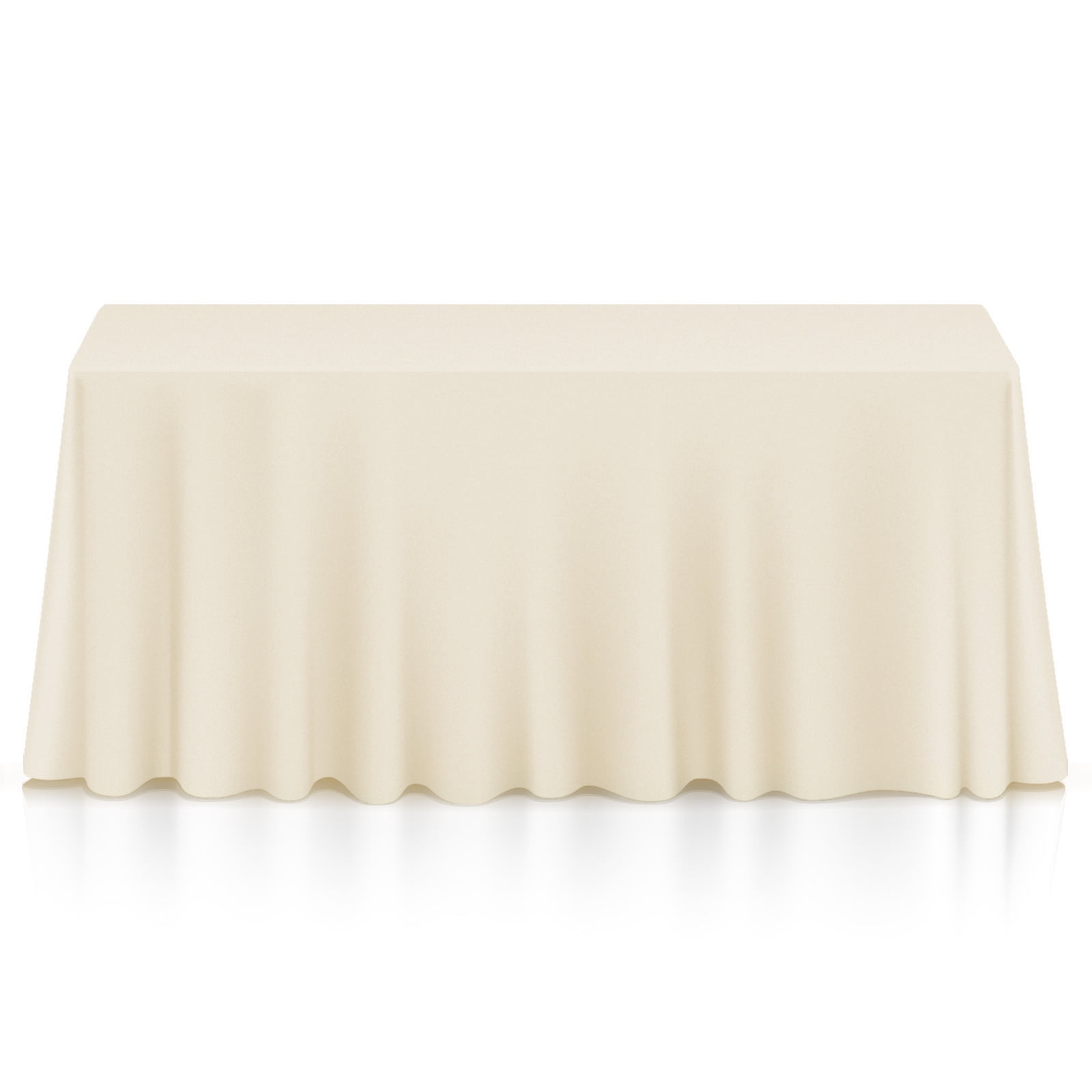 Restaurant Soft Washable Oblong Table Cloths for Wedding Dinner Parties Buffet Table and More VEEYOO Rectangle Tablecloth Polyester Table Cloth for 6 Foot Table