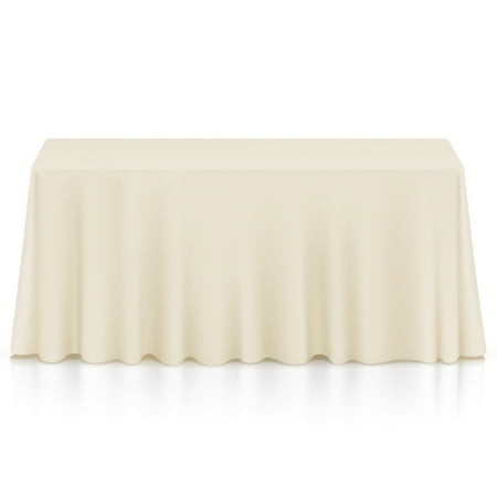 

Lann s Linens - Premium Tablecloth for Wedding / Banquet / Restaurant - Rectangular Polyester Fabric Table Cloth (Multiple Colors & Sizes)