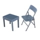 thumbnail image 3 of Figura de Acción Mini Silla de Escritorio Modelo 1:12TH Accesorios para Sillas de Mesa en Miniatura Adorno de Juguete para Niños Estilo Moderno Silla gris oscuro, 3 of 8