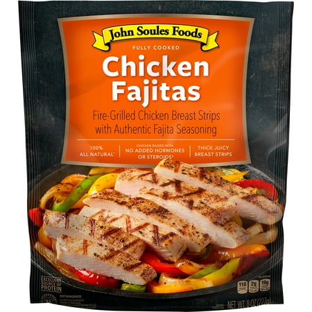 Soules Kitchen Fajita Chicken, 8 oz, Refrigerated, Fully Cooked, No Hormones, Gluten-Free