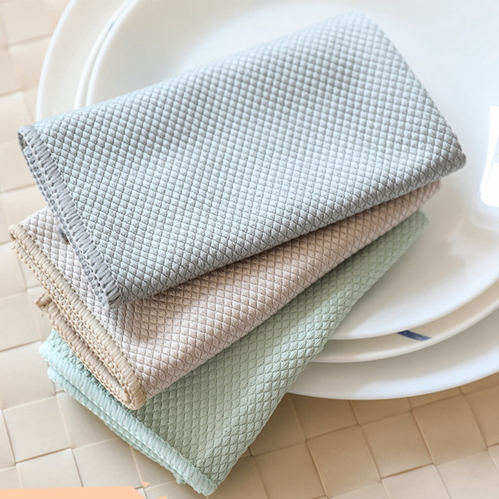 Microfiber Polishing Cloths, Lint-Free Streak-Free Wiping for Durable Reusable Easy Clean Cloth, Multi-Purpose Cleaning in Kitchen, Bathroom, Car, Furniture