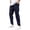 Navy-A4, variant on Mens Military Pants Water-Resistant Stretch Waistband Cargo Pants Lightweight Hiking Work Ripstop Joggers with Multi-Functional Pockets Quick Dry Cargo Work Pants,Gray XL