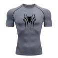 thumbnail image 3 of New Compression Shirt Men Fitness Gym Super Hero Sport Running T-Shirt Rashgard Tops Tee Quick Dry Short Sleeve T-Shirt For Men, 3 of 6